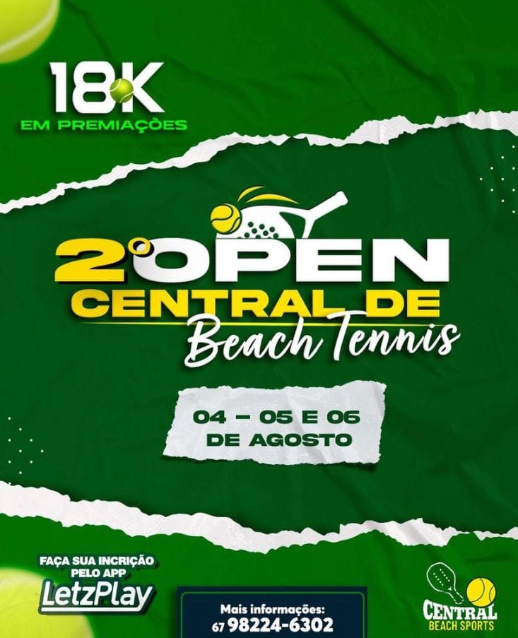 Informações do Torneio Torneio Beach Tennis One And One - LetzPlay