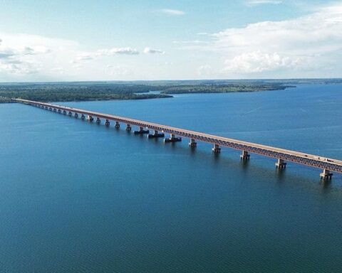 Ponte Rodoferroviária Rollemberg-Vuolo foi inaugurada há 26 anos/ Foto: Reprodução Internet