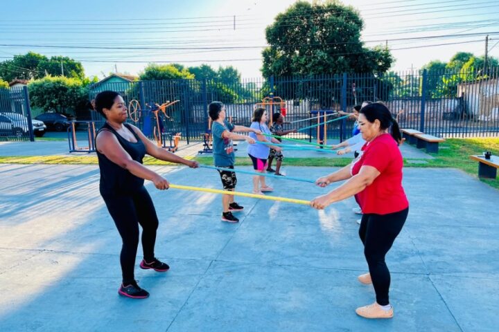 Em Aparecida do Taboado, a Academia da Saúde oferece acompanhamento gratuito/ Foto: Prefeitura Municipal