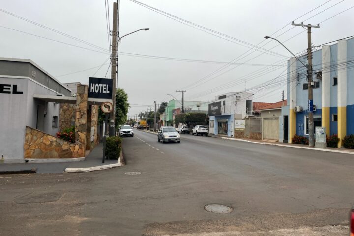 Av. Presidente Vargas na manhã desta segunda-feira (27)/ Foto: Costa Leste News