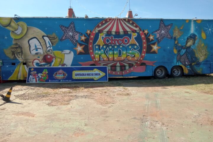 A primeira apresentação do Circo Kids acontece nesta sexta-feira