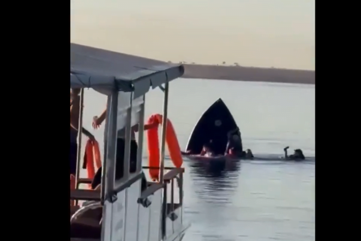 Acidente aconteceu na região de Santa Clara d'Oeste/ Foto: Reprodução video