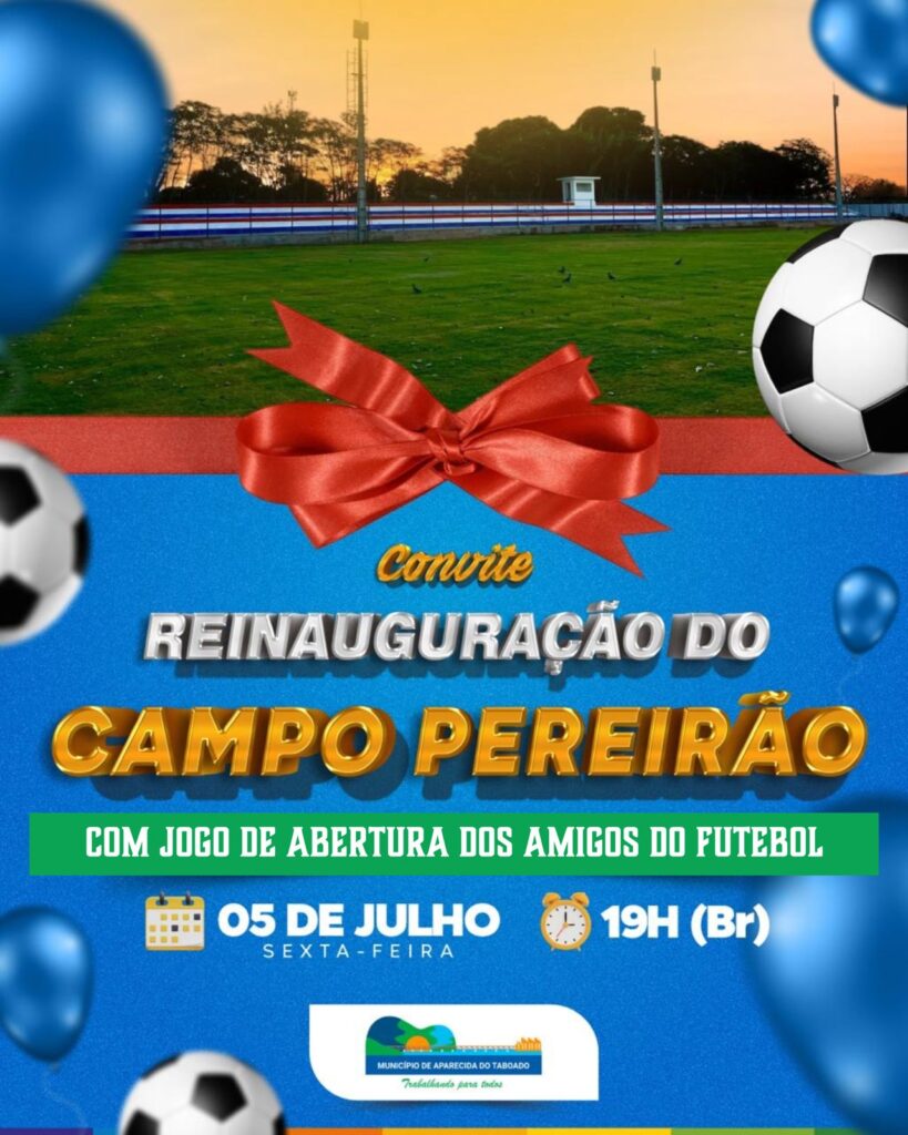 O evento do Estádio Pereirão terá jogo dos amigos do futebol/ Foto: Divulgação Prefeitura