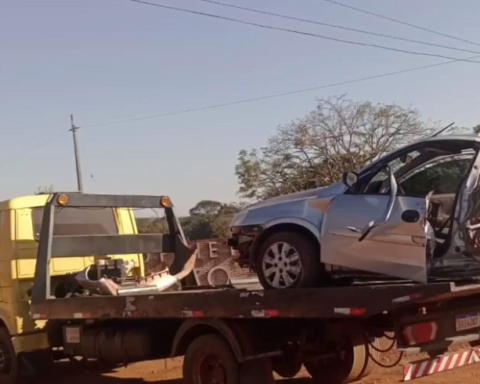 Acidente aconteceu na manhã desta quinta-feira na BR-158/ Foto: Rádio Cultura FM