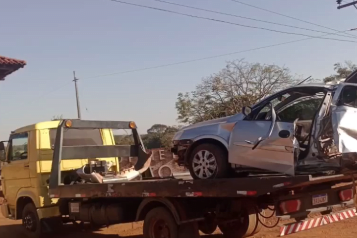 Acidente aconteceu na manhã desta quinta-feira na BR-158/ Foto: Rádio Cultura FM