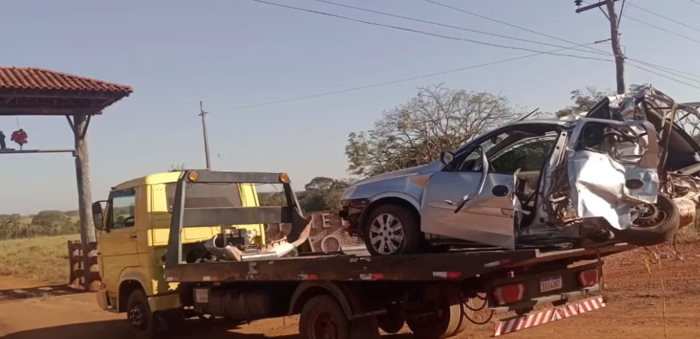 Acidente aconteceu na manhã desta quinta-feira na BR-158/ Foto: Rádio Cultura FM