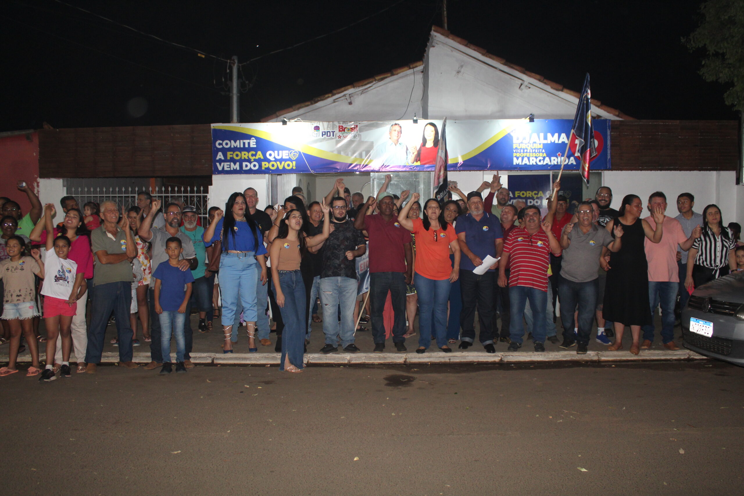 O comitê da coligação “A Força Que Vem Do Povo- PT – Federação Brasil da Esperança PT/PCdoB/PV” foi inaugurada na sexta-feira (23)