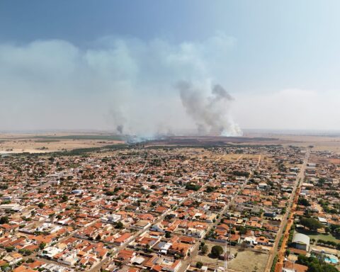 Fogo atingiu cerca de 6 mil hectares em Aparecida do Taboado/ Foto: Luiz Carlos Pereira Vieira