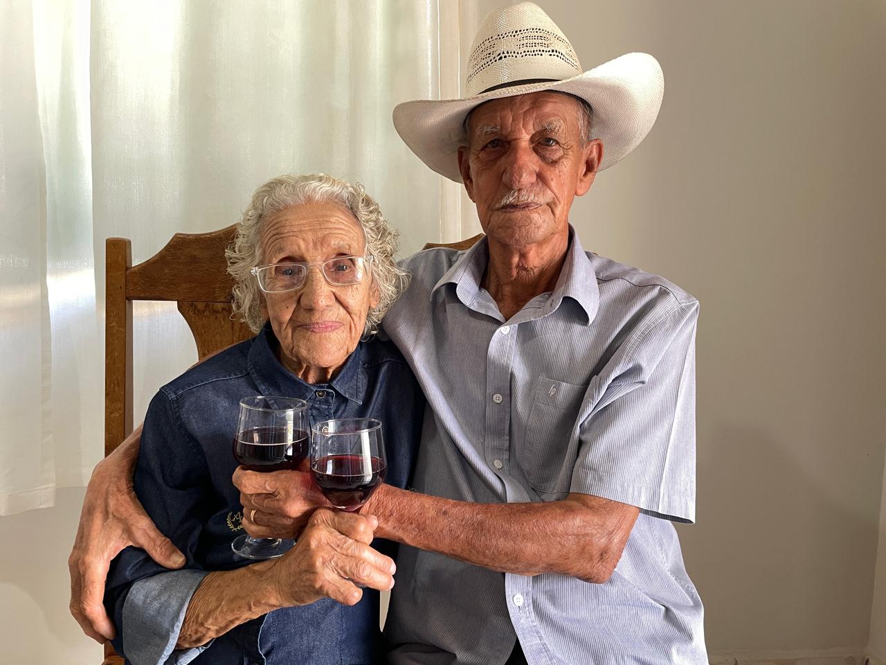 Sebastião e Vicentina celebram 70 anos de casamento nesta segunda-feira/ Foto: Costa Leste News