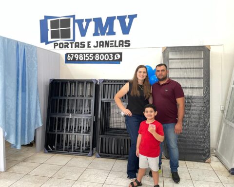 VMV Portas e Janelas é de propriedade do casal Ivanildo e Gabriela