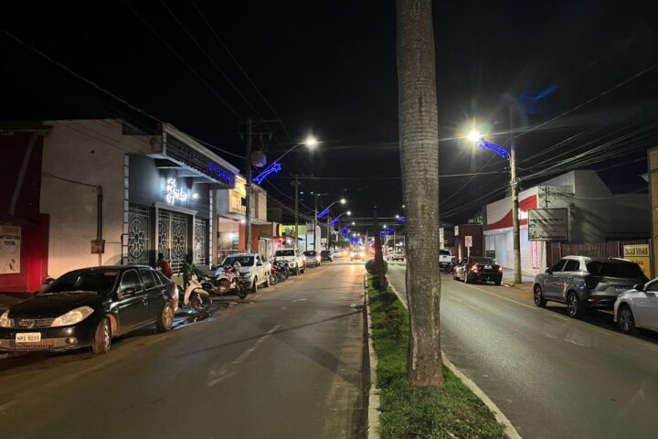 Avenida Presidente Vargas em Aparecida do Taboado-MS/ Foto: Costa Leste News