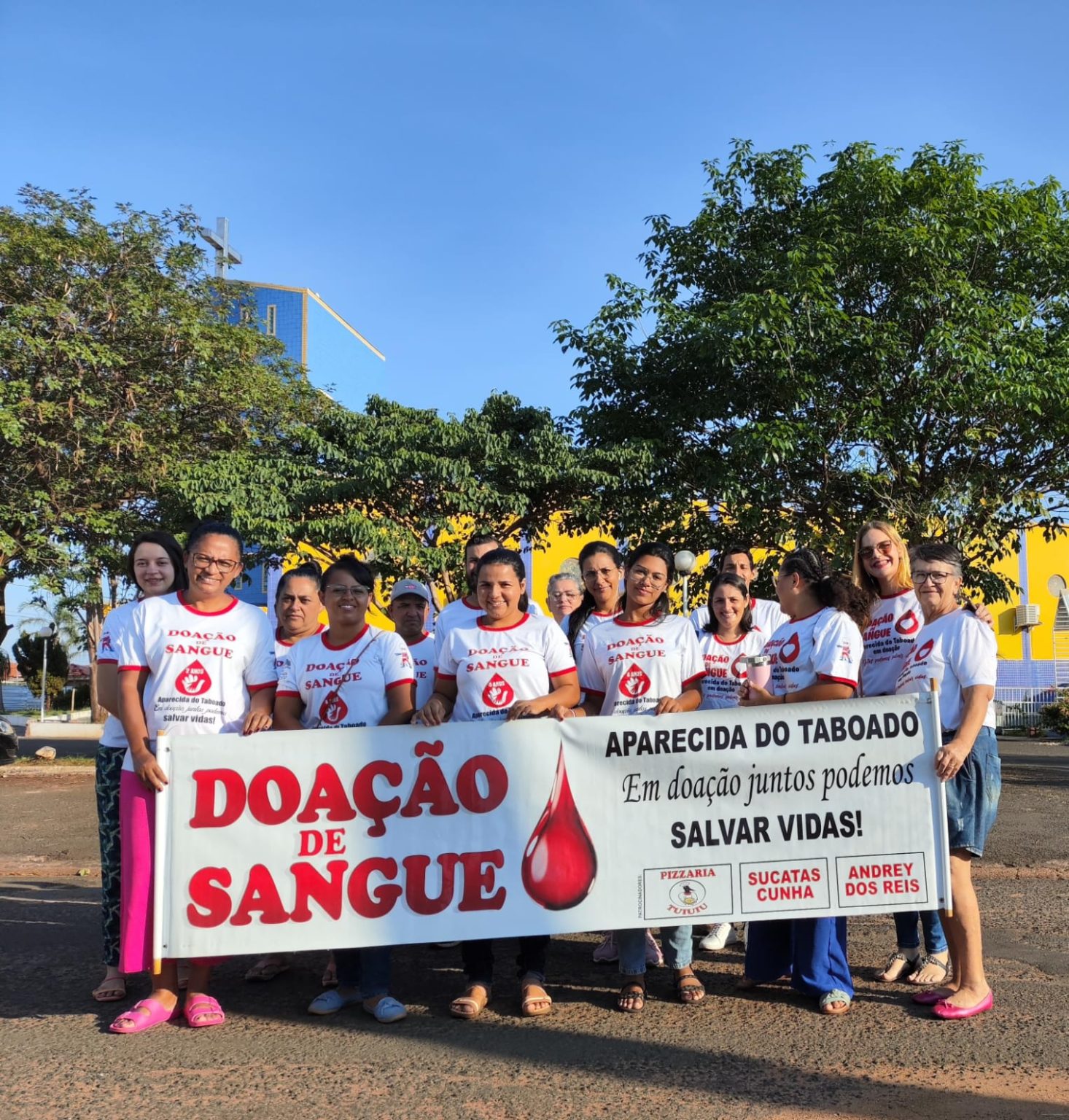 doação de sangue realizada em 2023