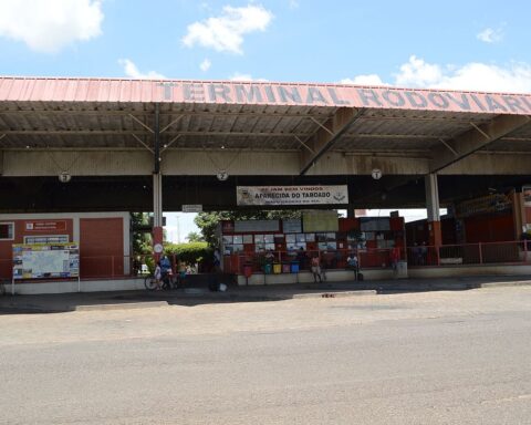 Foto do Terminal Rodoviário em 2015