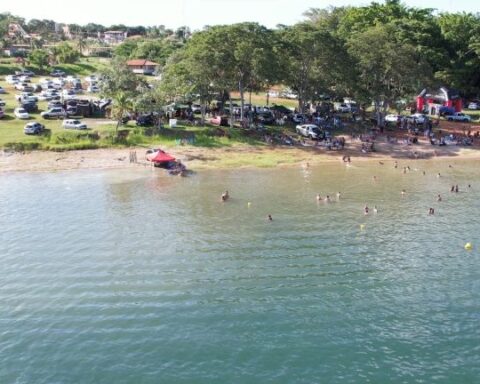 Parque Aquático Municipal em Paranaíba MS/ Foto: Marnei Marcelo