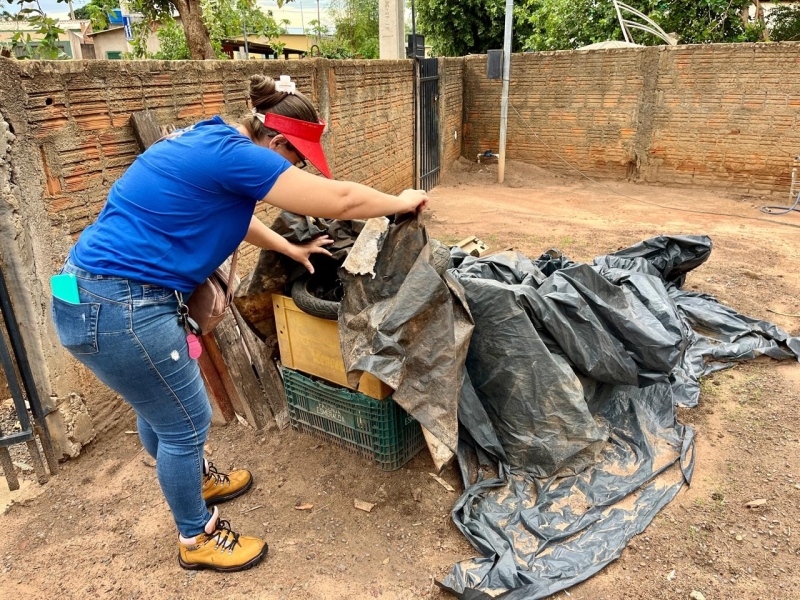 Agentes de endemias de Aparecida do Taboado atuam para eliminar focos do mosquito Aedes aegypti/ Foto: Daniel Silva - DICOM
