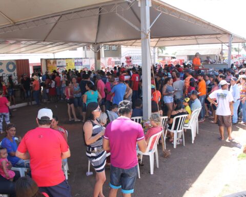 Churrasco comunitário realizado em 2017/ Foto: Arquivo Prefeitura de Inocência