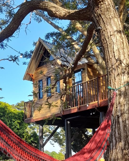 A Dream Tree House está localizada na cidade de Santa Clara d’Oeste (SP)
