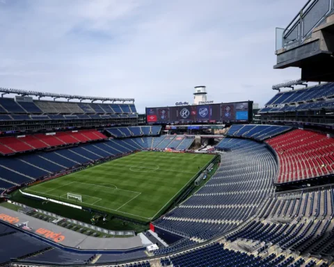 Gillette Stadium, em Boston, vai ser o palco da partida entre Brasil e França nesta quinta, 26 (Maddie Meyer/Getty Images)