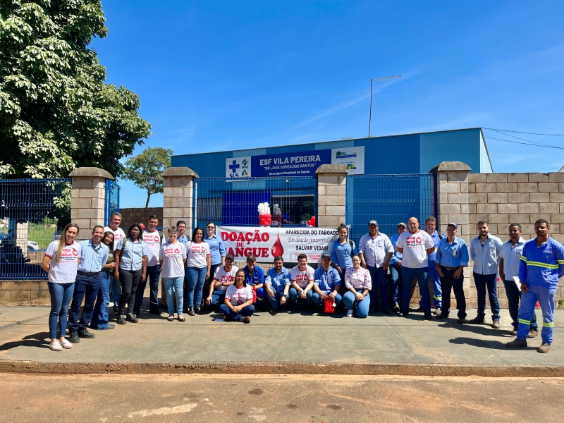 Campanha de doação de sangue realizada em 2025